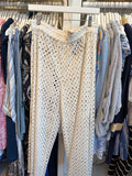 White Eyelet Pants