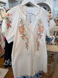Embroidered Romper