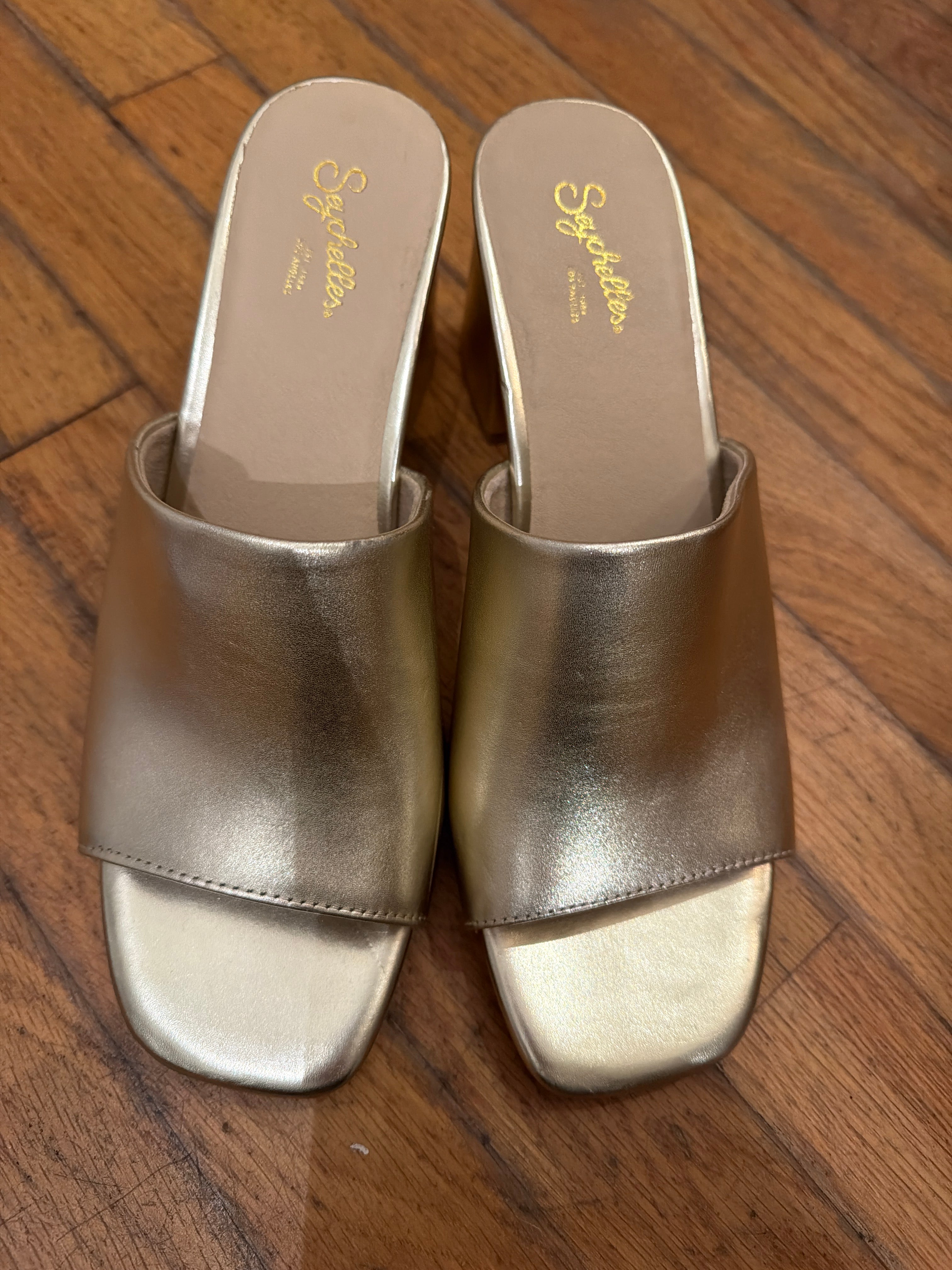 Adapt Metallic Leather Heel