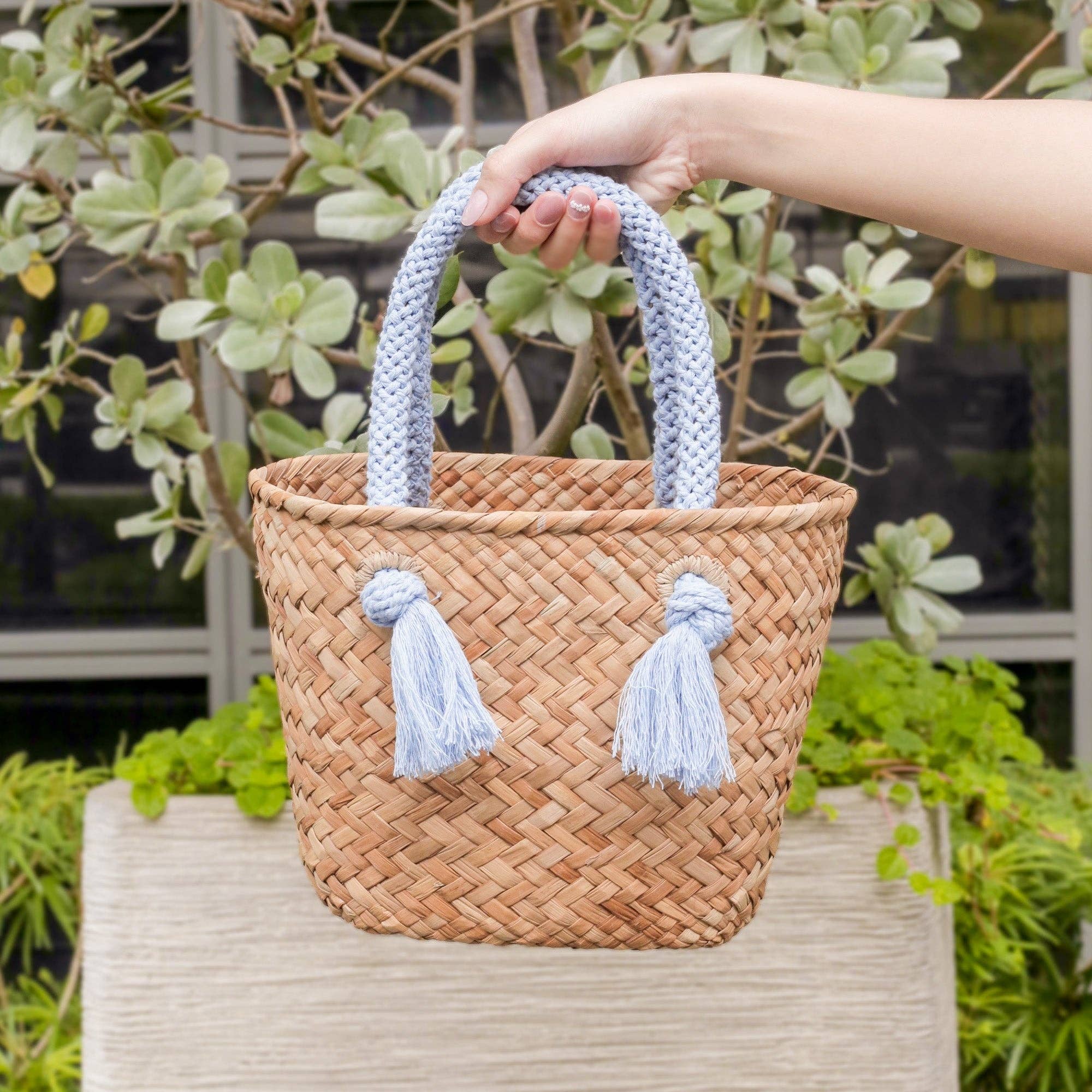 Powder Blue Small Tote