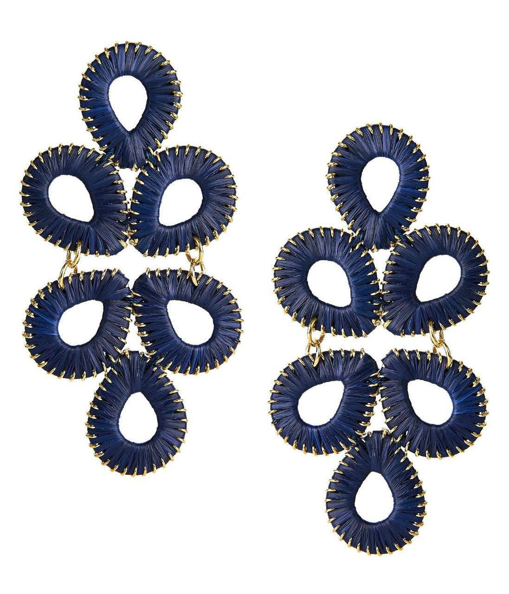Ginger Straw  Earrings