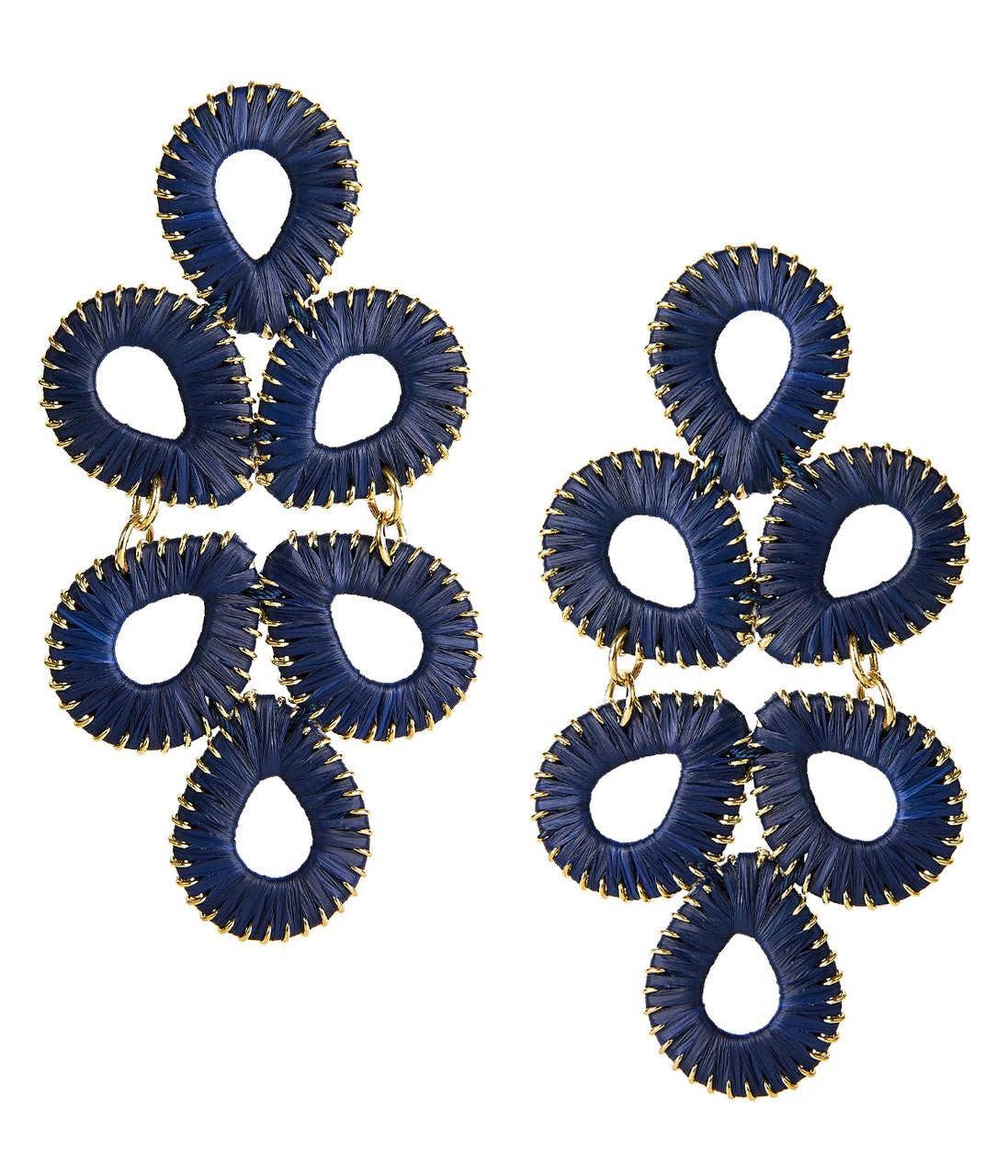 Ginger Straw  Earrings