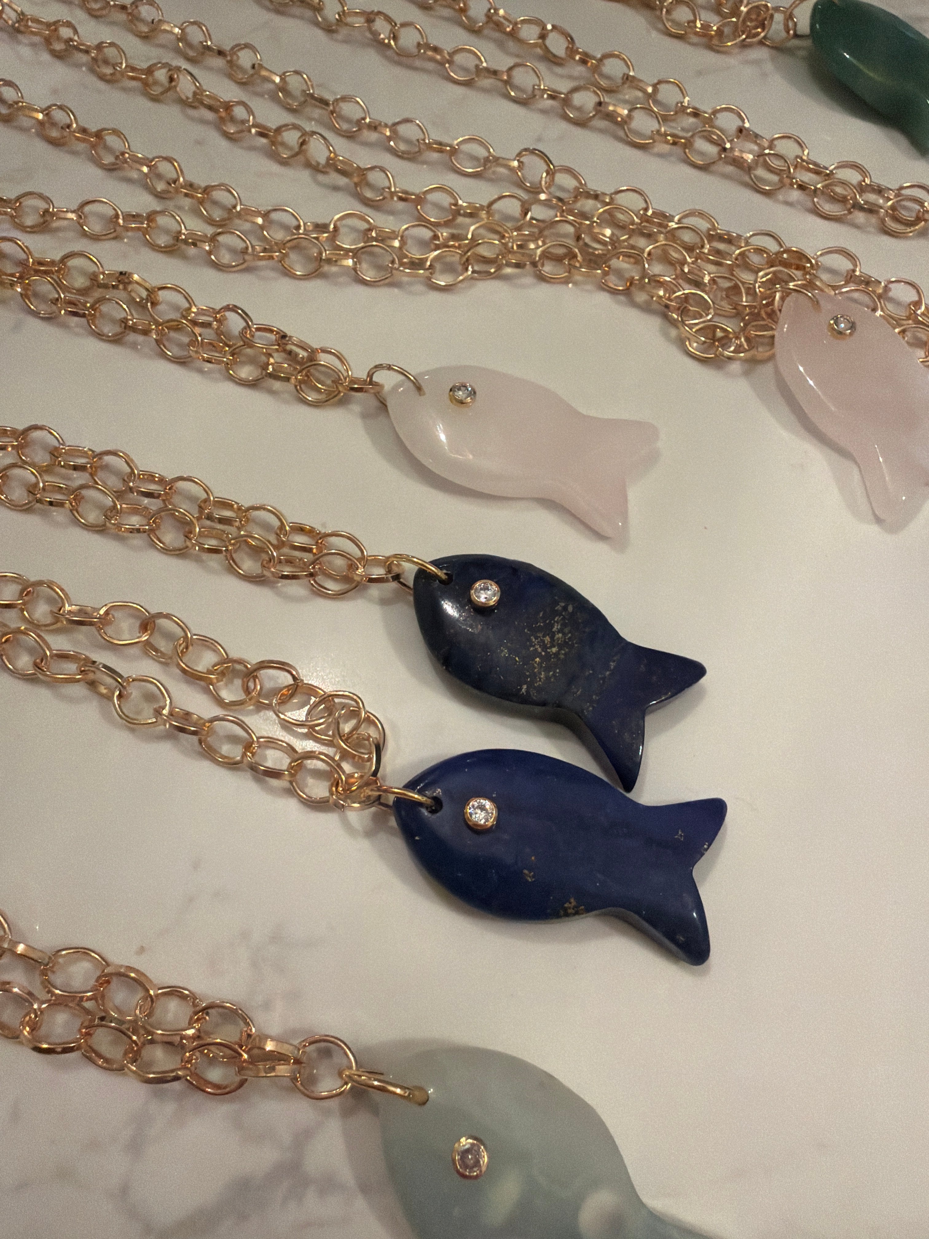Fish Link Necklace
