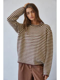 Everyday Cozy Stripe Knit Sweater