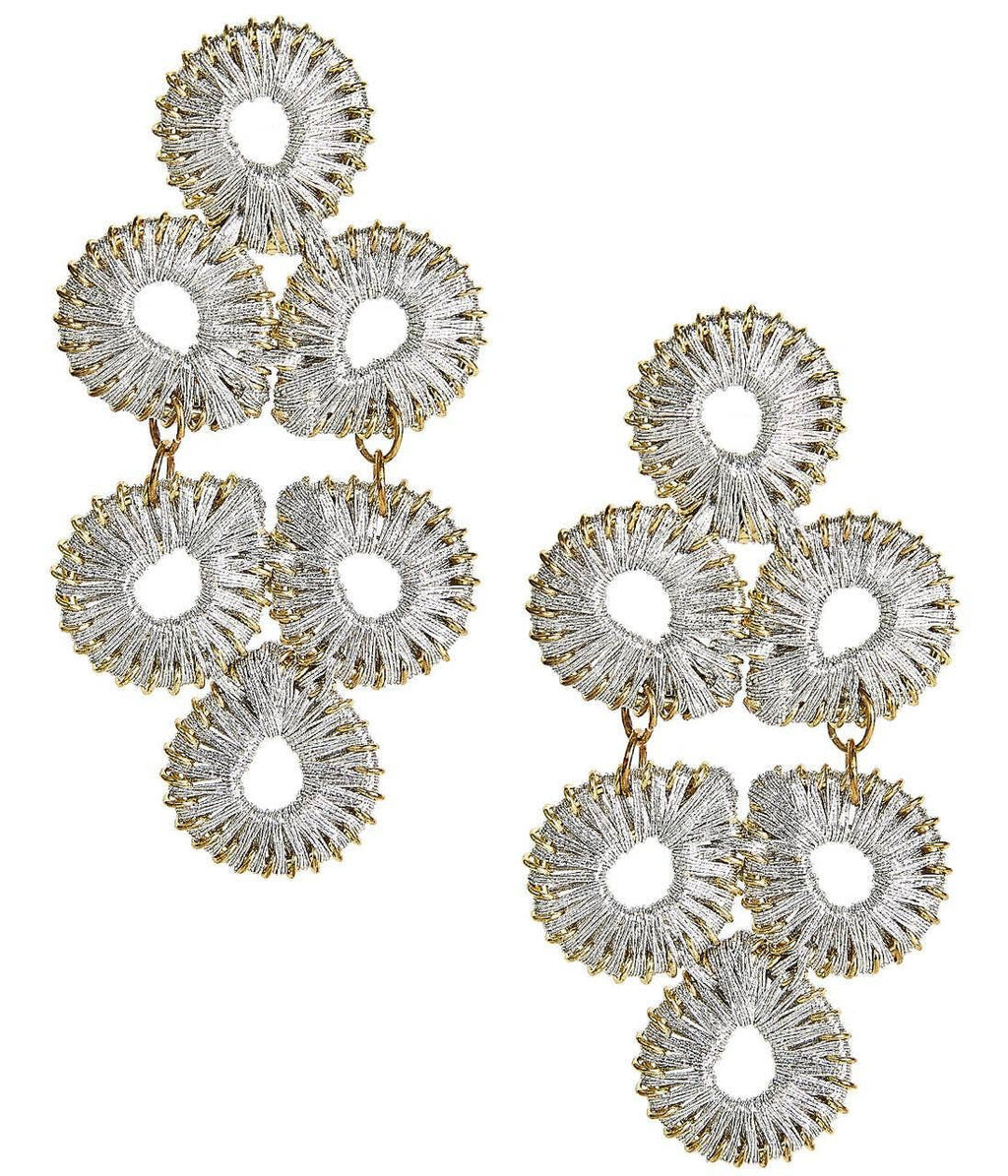 Ginger Straw  Earrings
