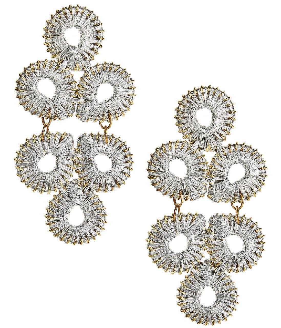 Ginger Straw  Earrings