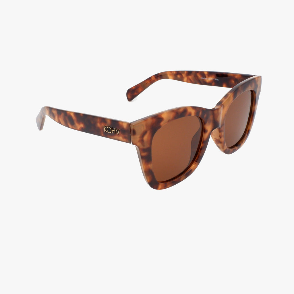 Bailey Amber Tortoise Polarized Sunglasses