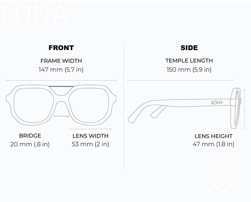 Luna Midnight Polarized Sunglasses