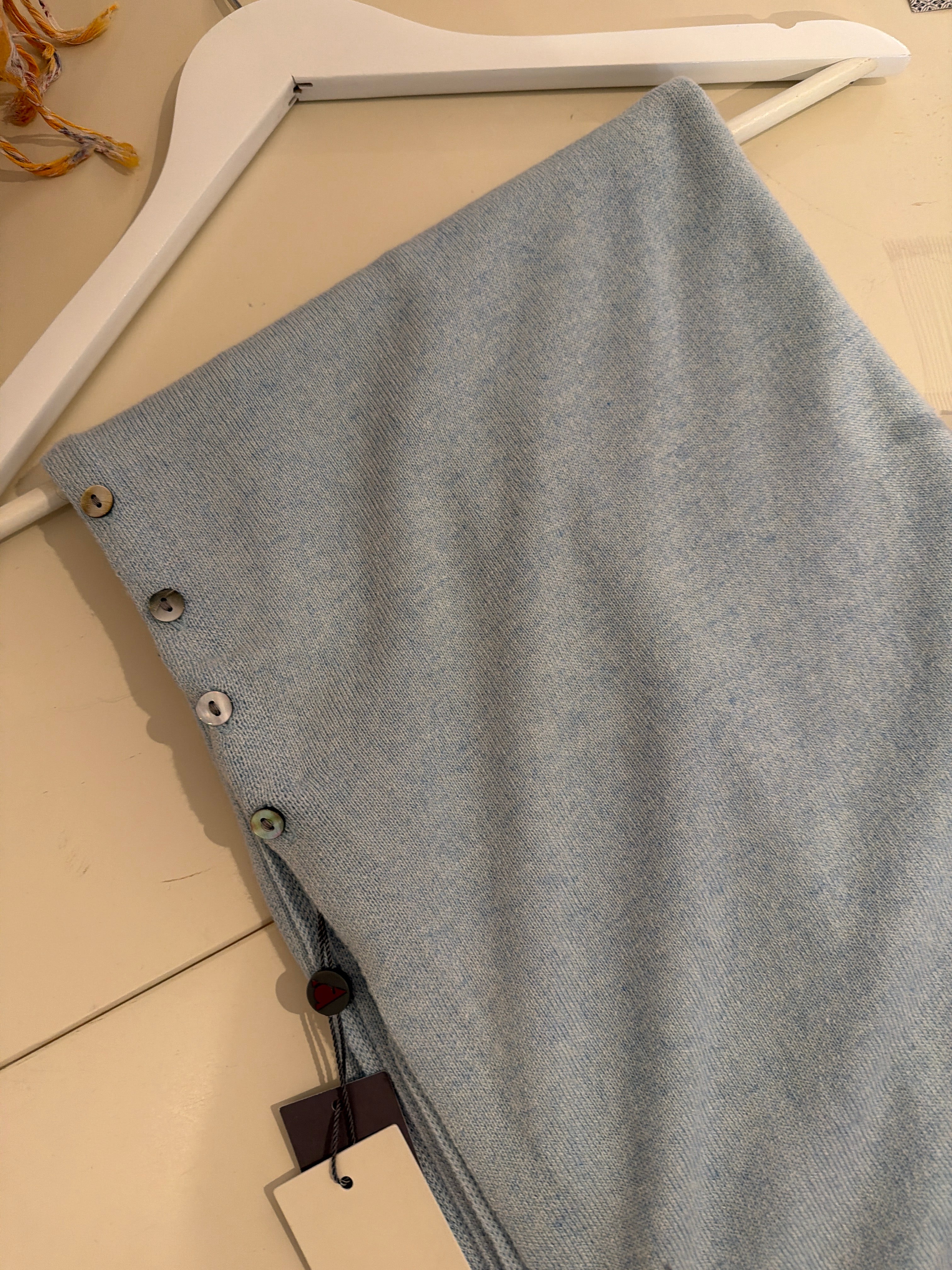 Cashmere and Silk Button Topper