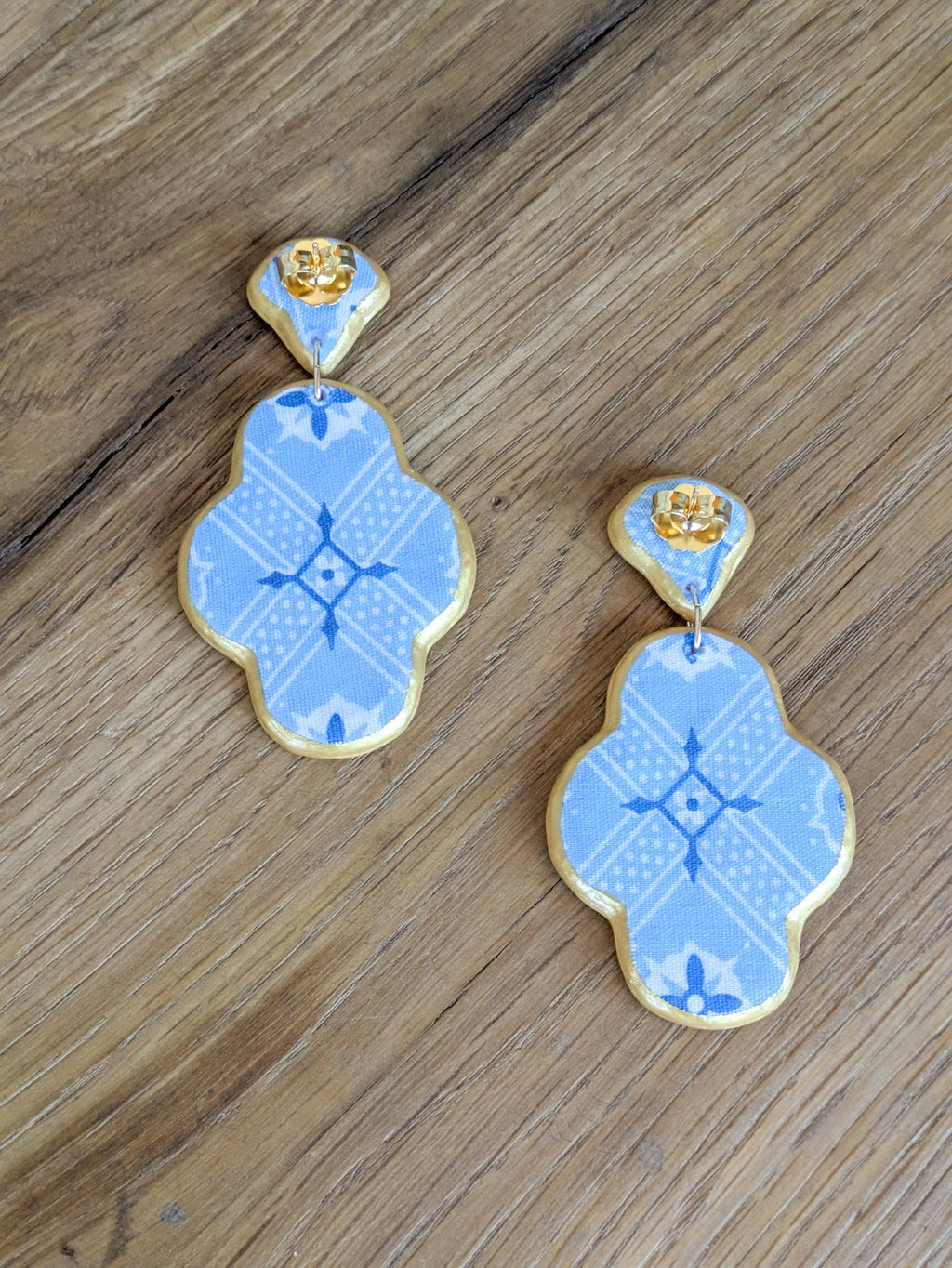 Henrietta Statement Earring - Taupe