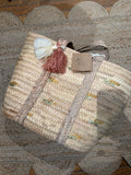 Andou Golden Lemon Straw Bag