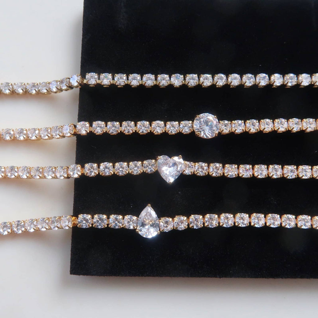 Rhinestone Tennis Bracelet