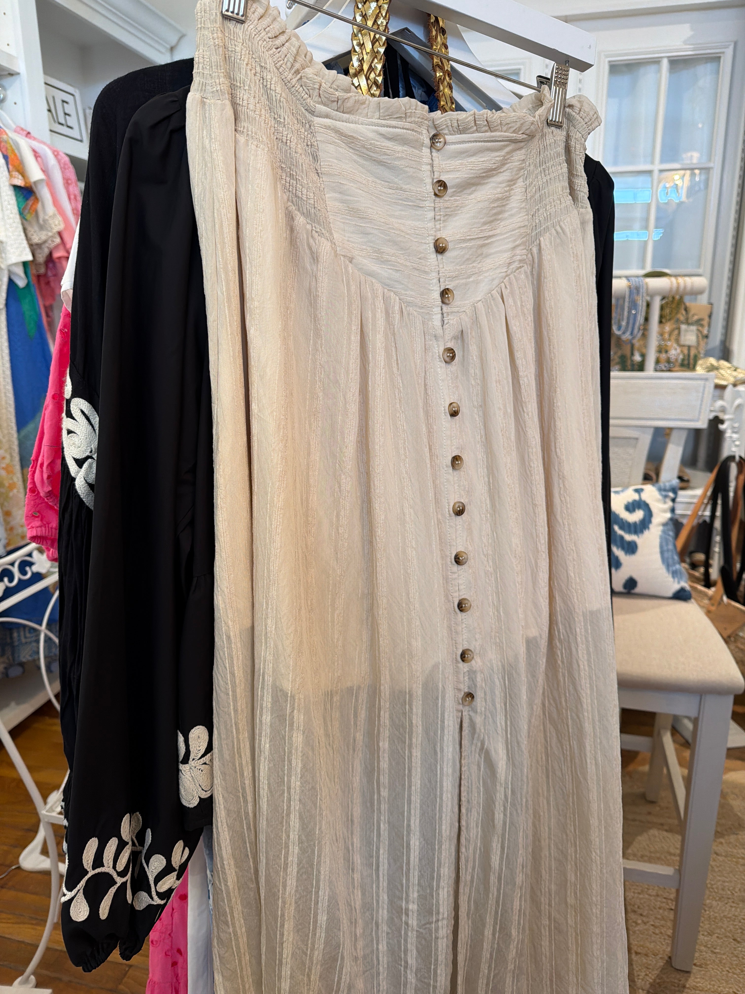 Tabitha Woven Maxi Skirt