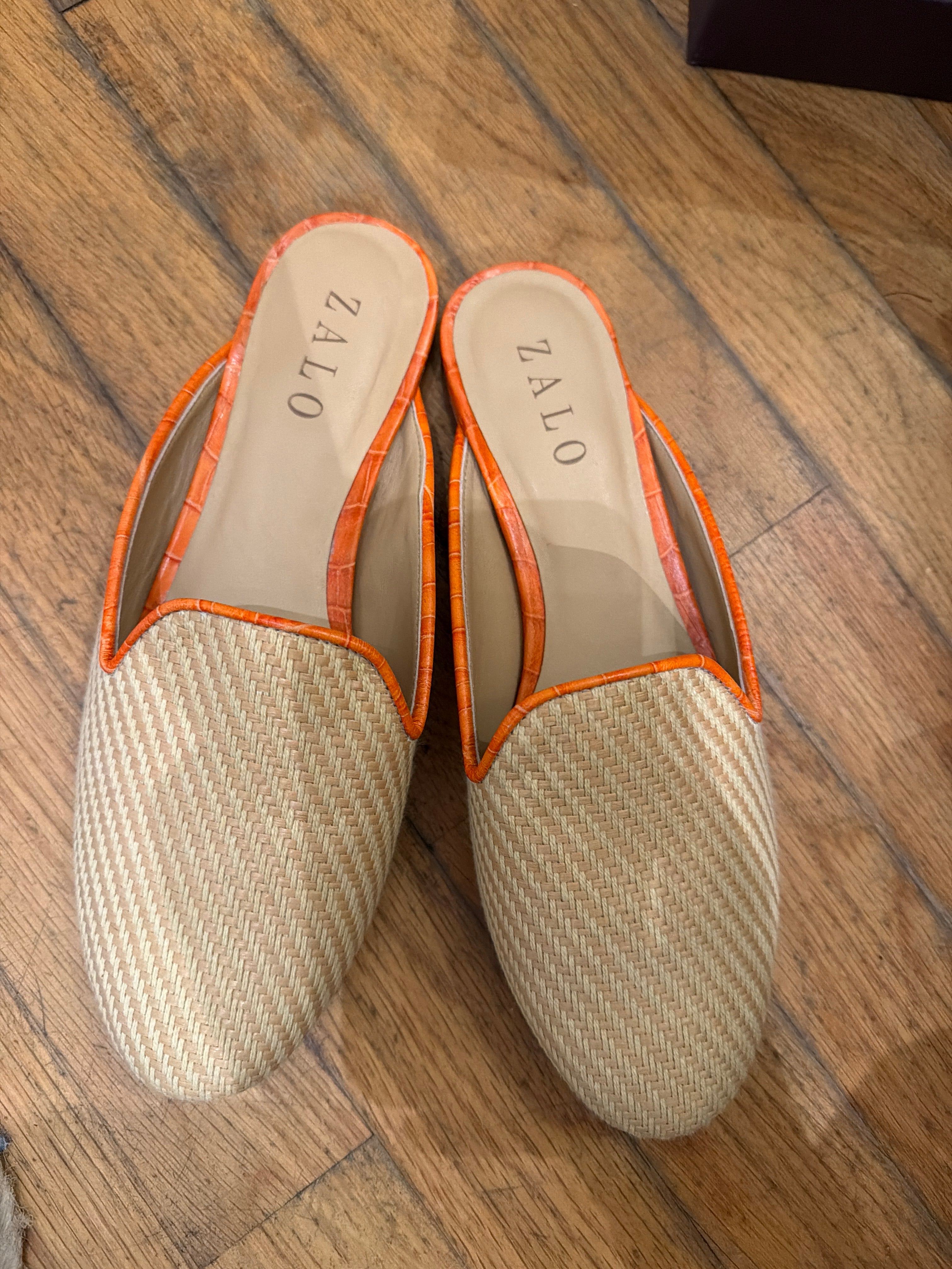 Natural Raffia Mule