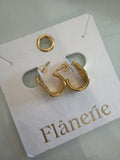 Gold Flex Hoops