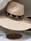 Rosaline Black Straw Hat