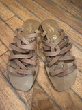 Off The Grid Tan Leather Sandal