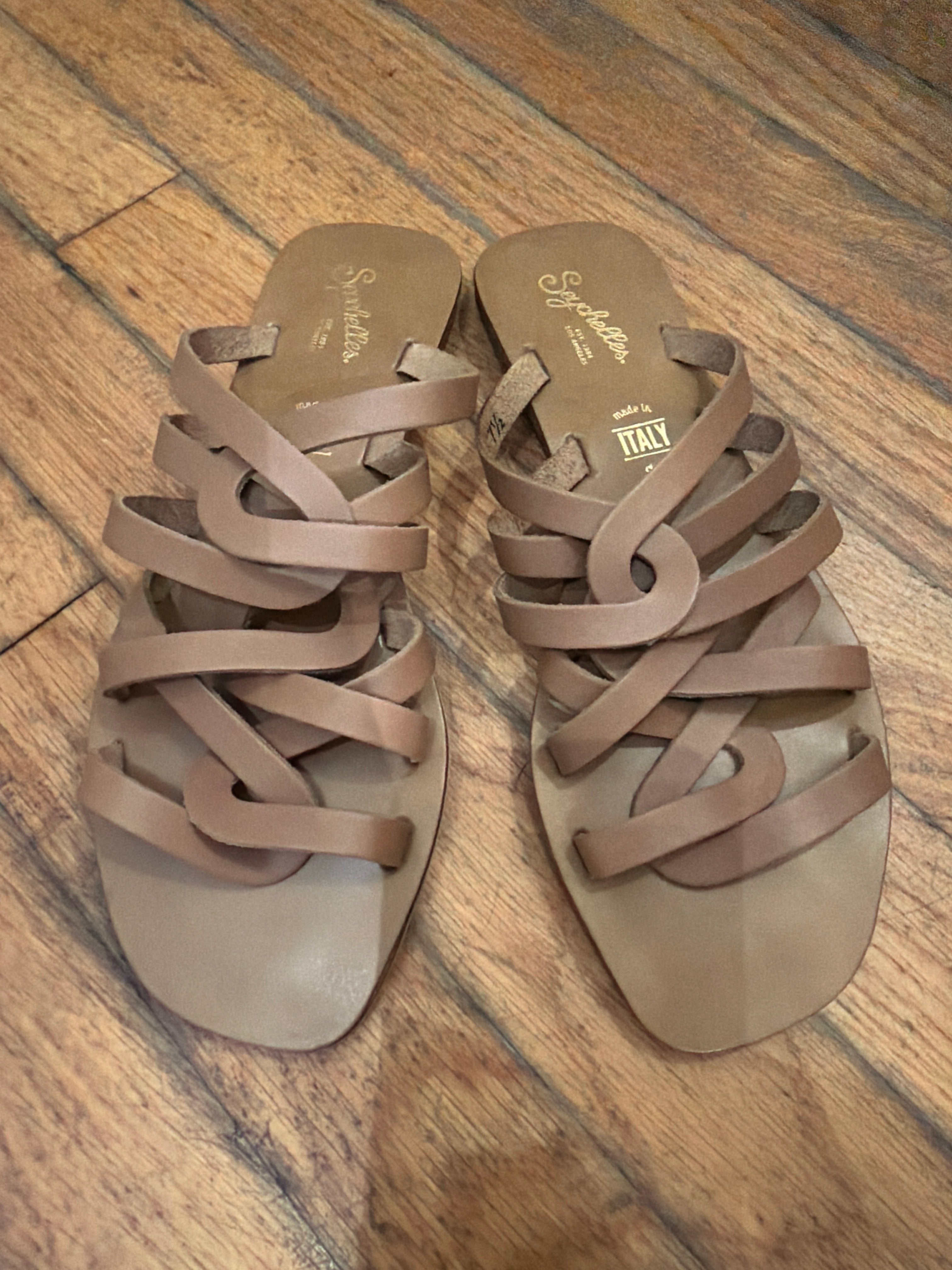 Off The Grid Tan Leather Sandal
