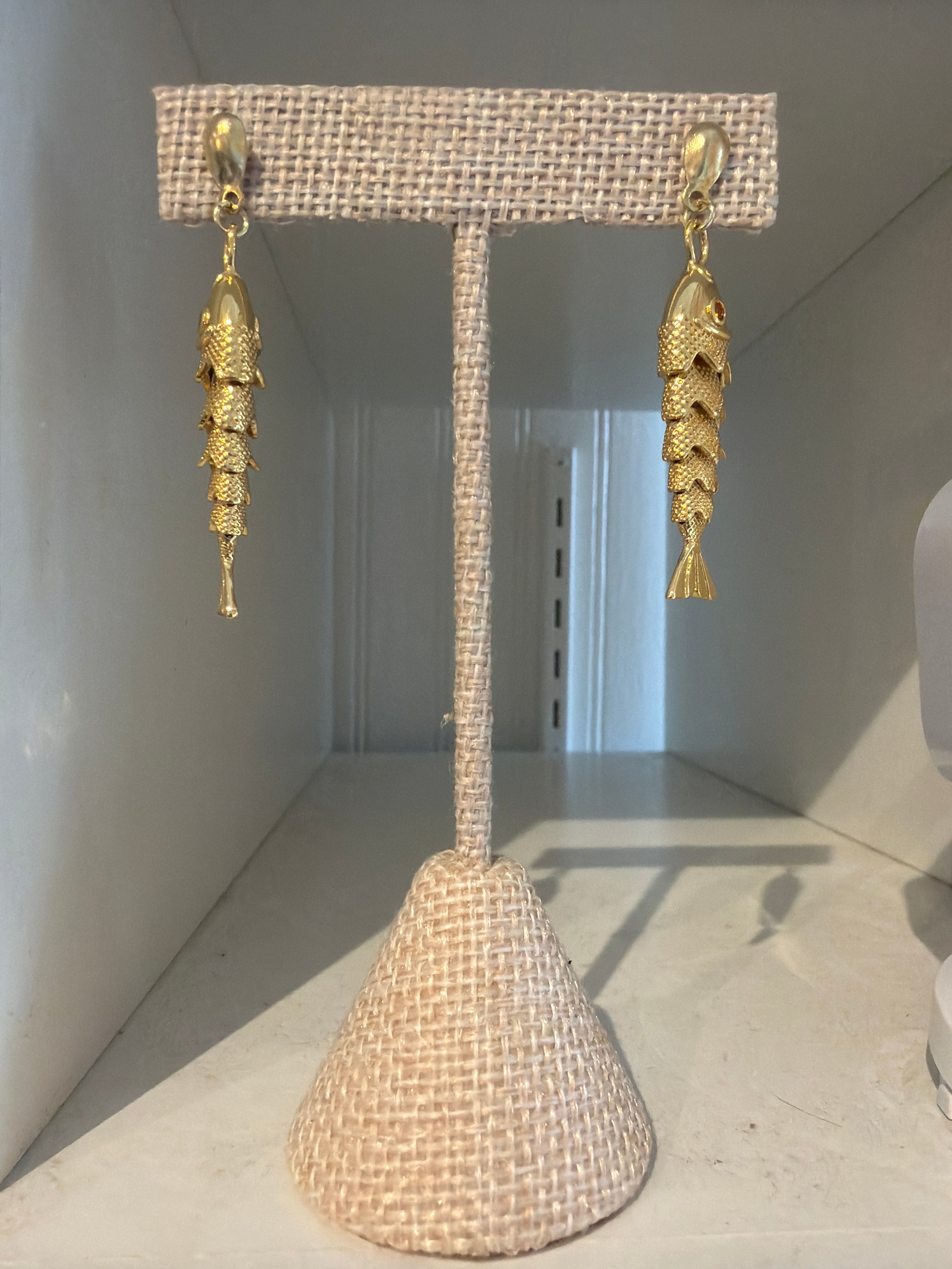 Fish Drop Earrings