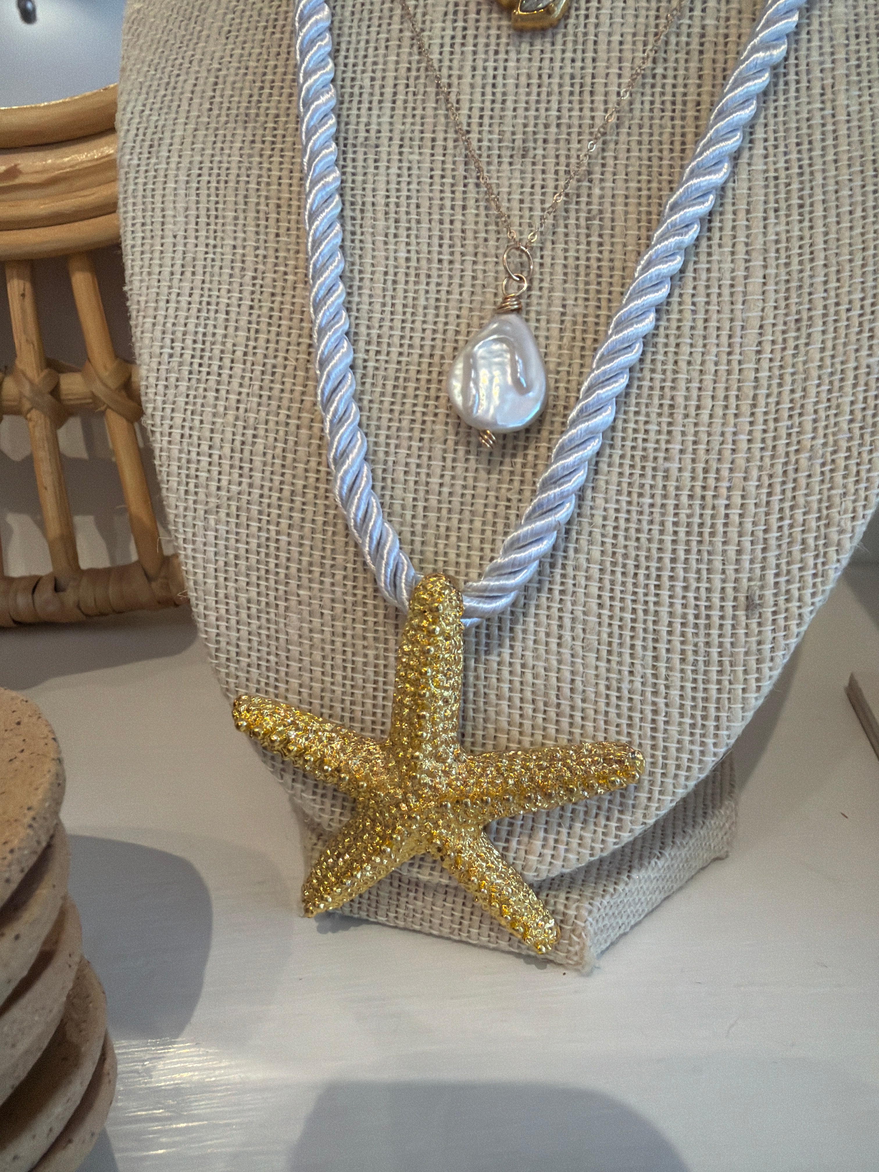 Rope Starfish Necklace
