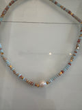 Boho Pearl Necklace