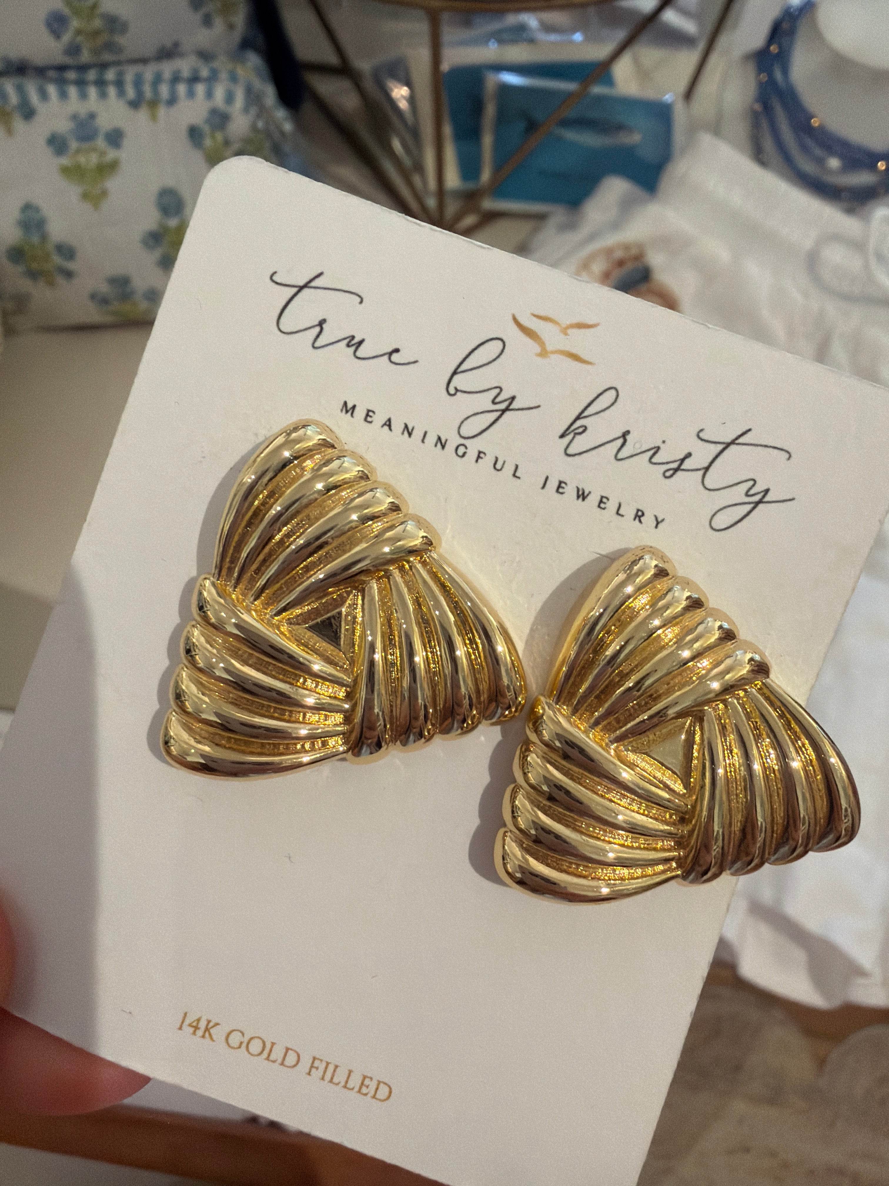 Knox Texture Knot Studs