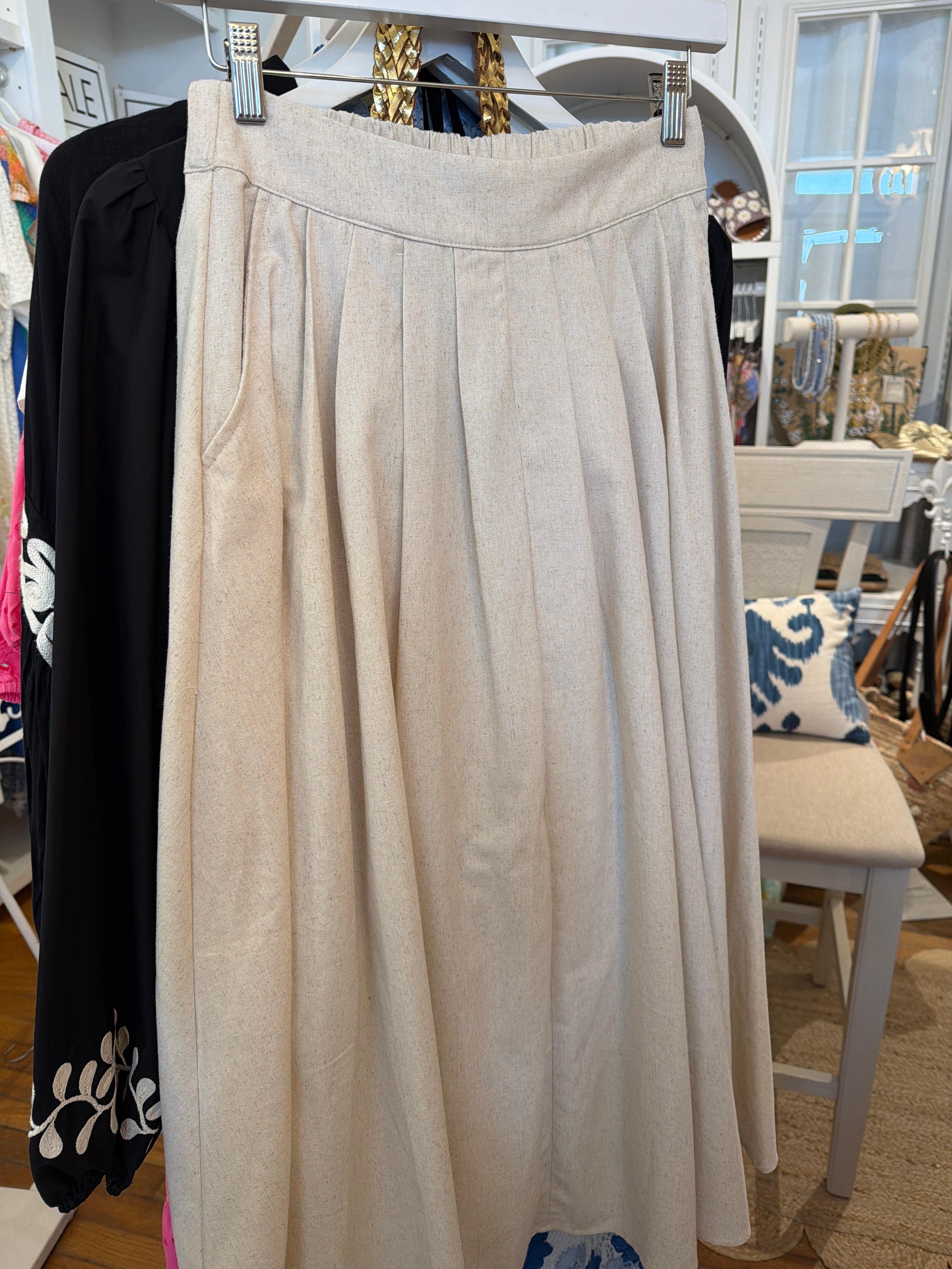 Amber Linen Skirt