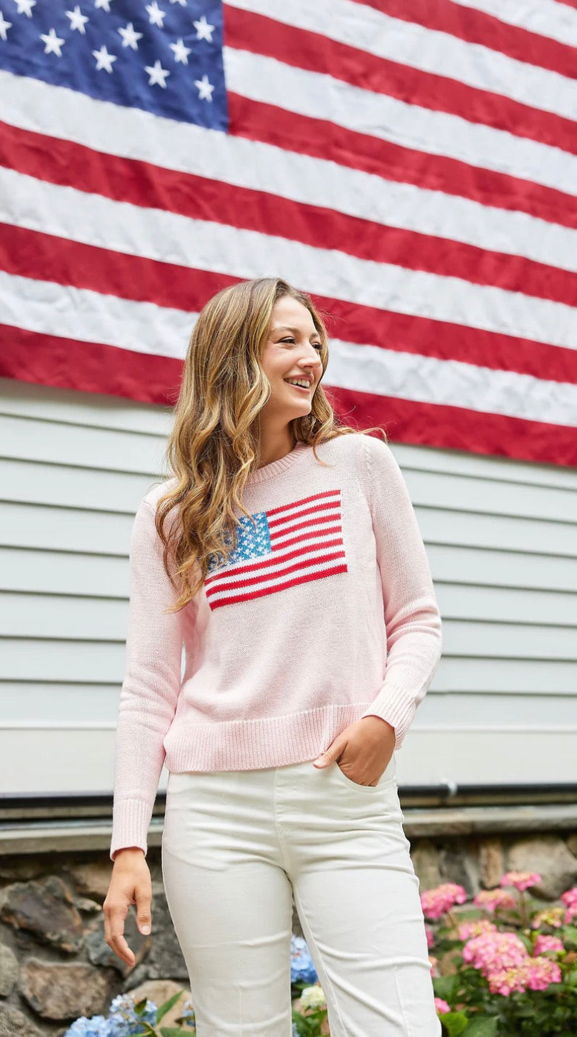 Pink Flag Sweater