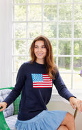 Navy Flag Sweater