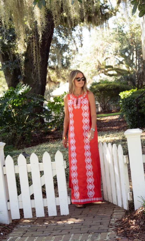 Coral Blythe Dress