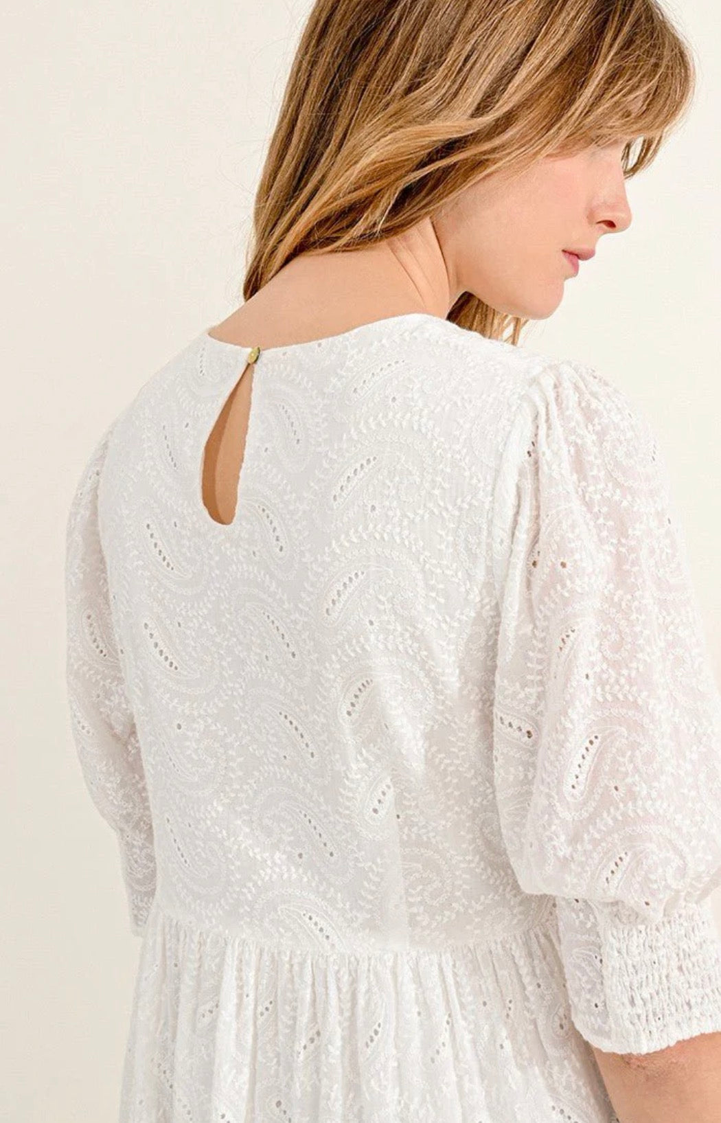 Smocked English Lace Dress