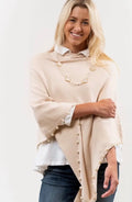 Creme Pearl Poncho