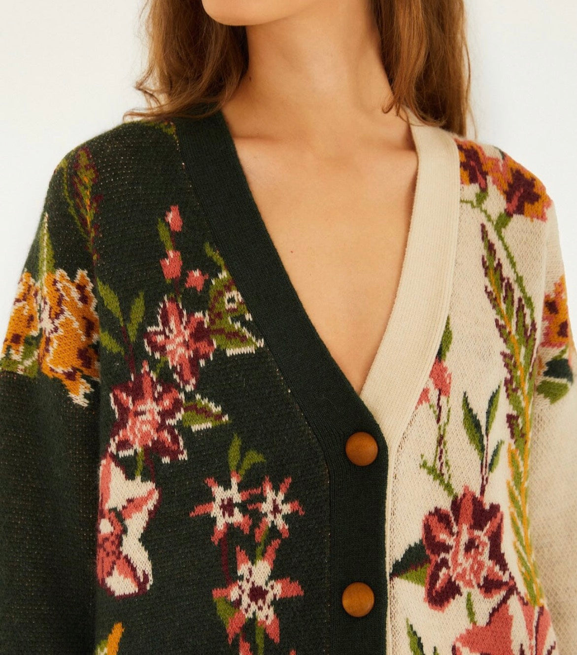 Mixed Nature Knit Cardigan