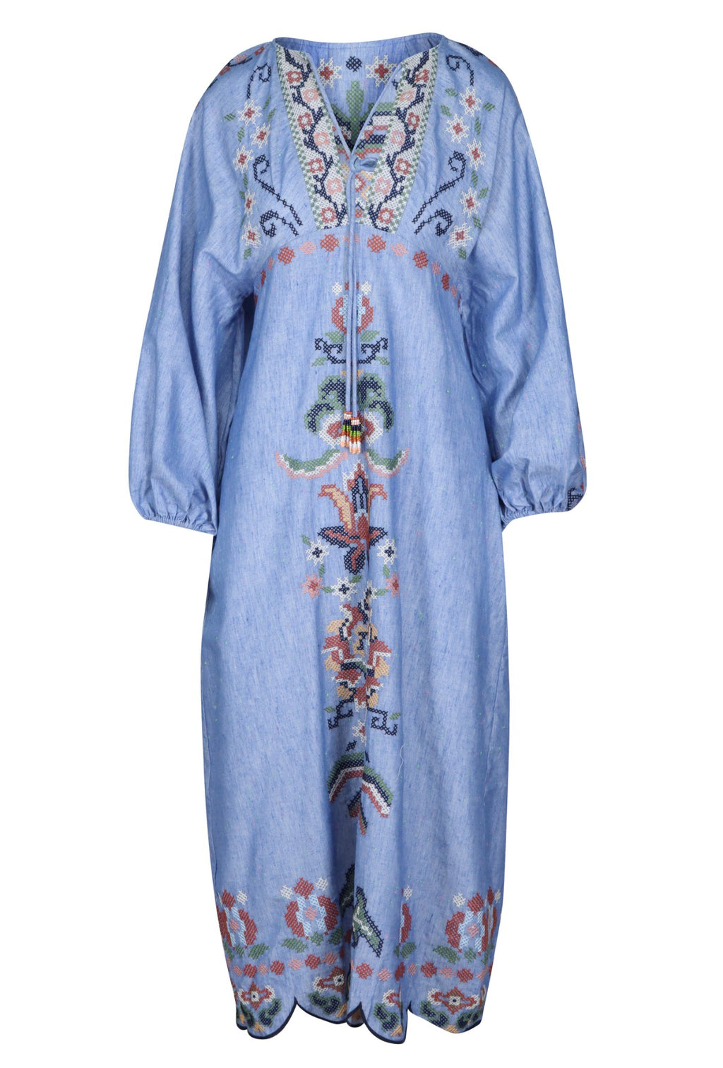 Blue Garden Tapestry