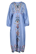 Blue Garden Tapestry
