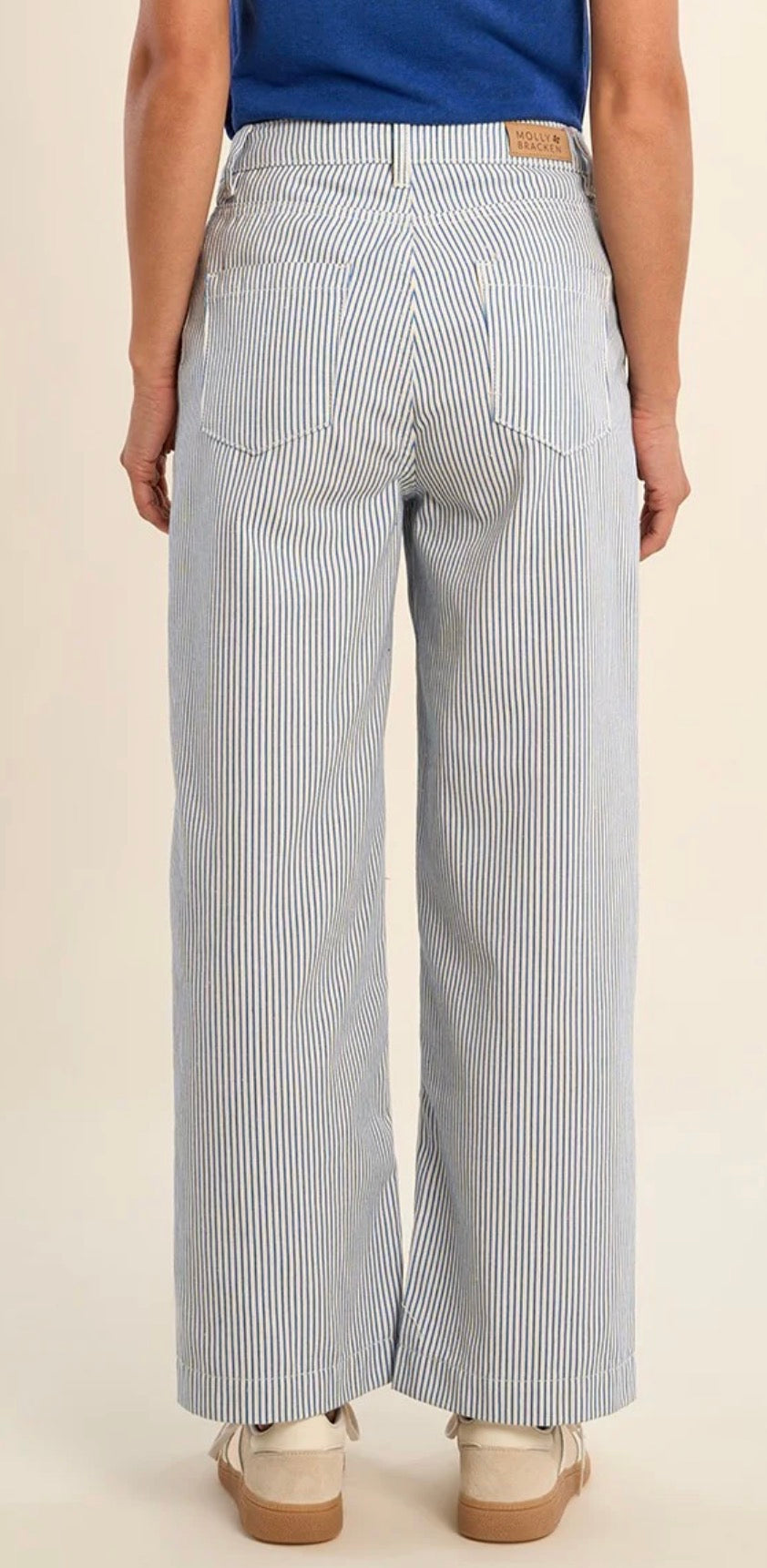 Striped Blue and White Pants