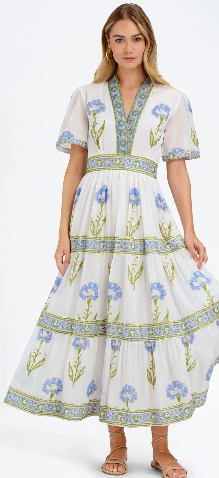 Erin Nicole Blue Dress