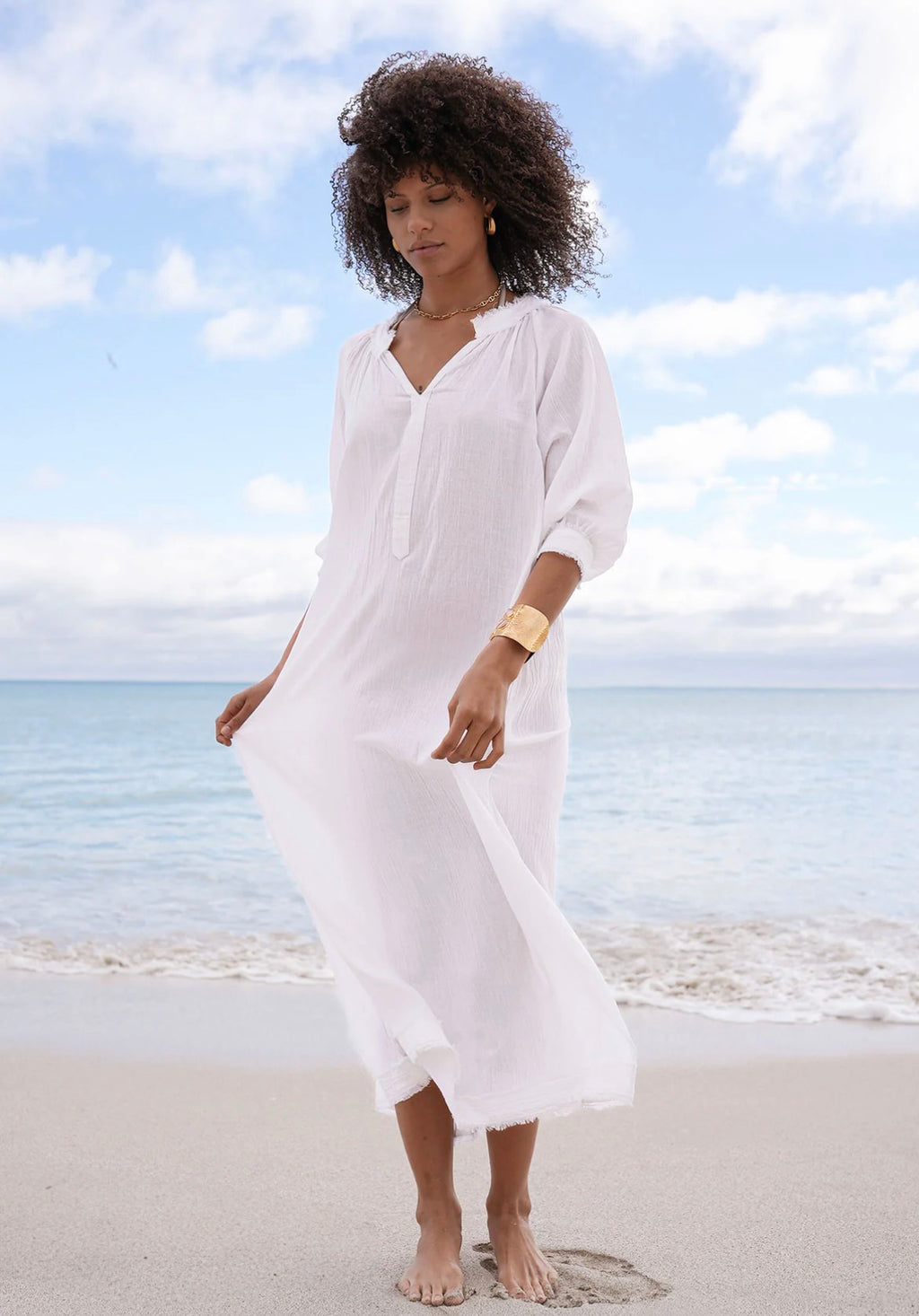 White Suri Tunic