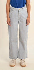 Striped Blue and White Pants