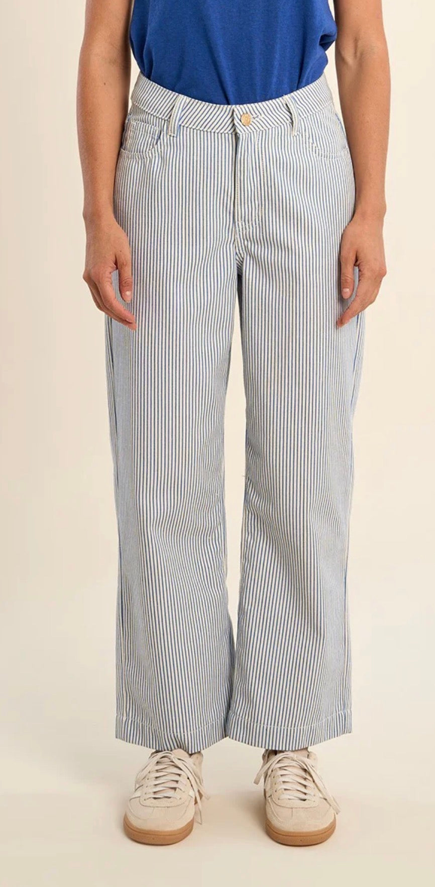 Striped Blue and White Pants