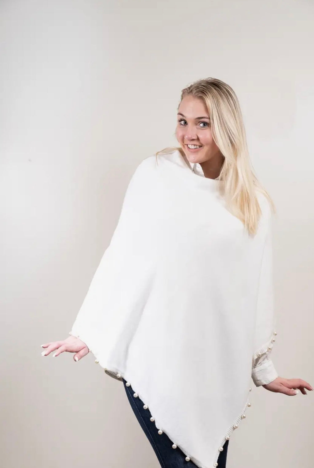 White Pearl Poncho
