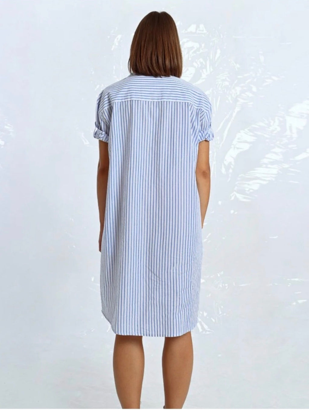 Striped Shirt Beach Dress