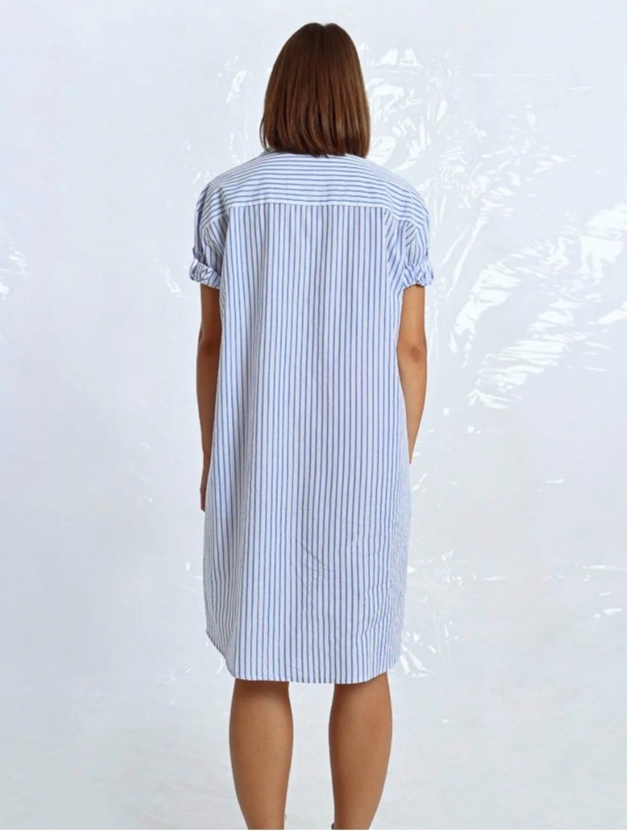 Striped Shirt Beach Dress