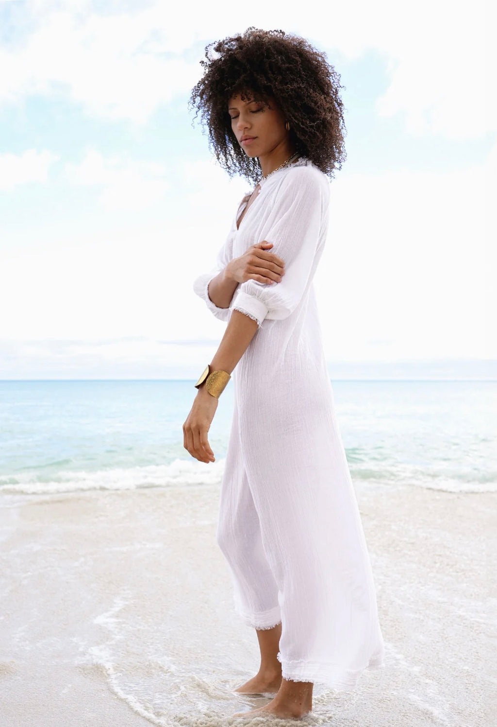 White Suri Tunic
