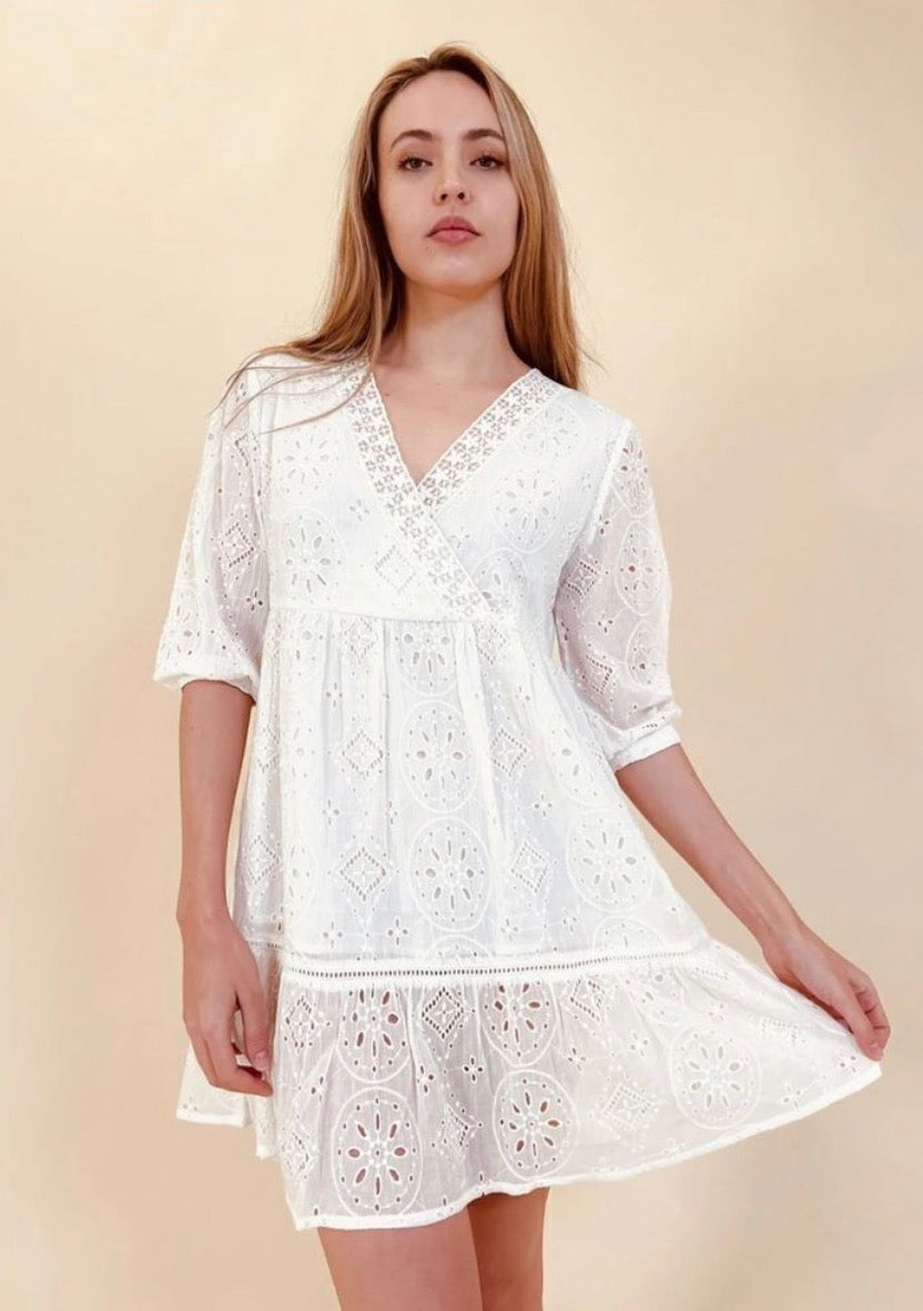 Bree White Tunic