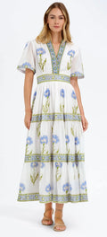 Erin Nicole Blue Dress
