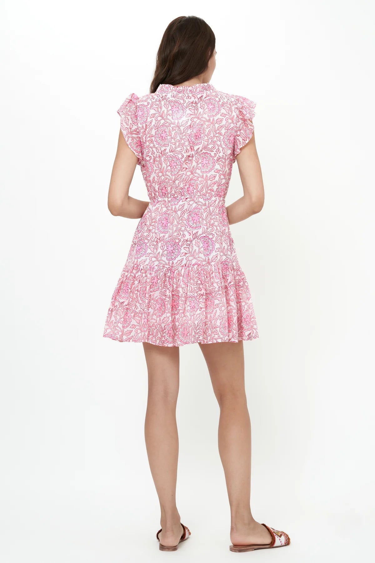 Malta Pink Cinched Flirty Mini