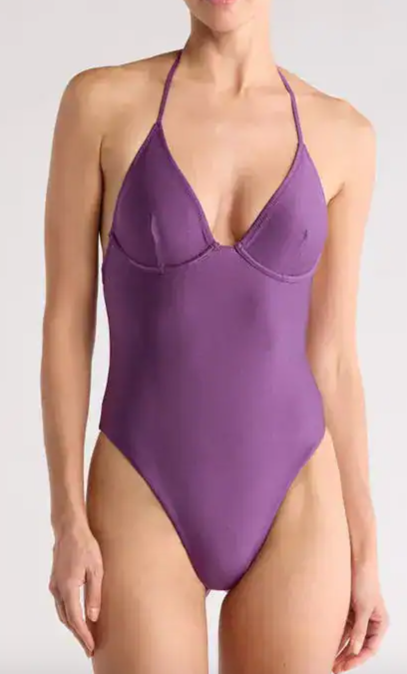 Sugar Plum Triangle Underwire Cheeky Piece