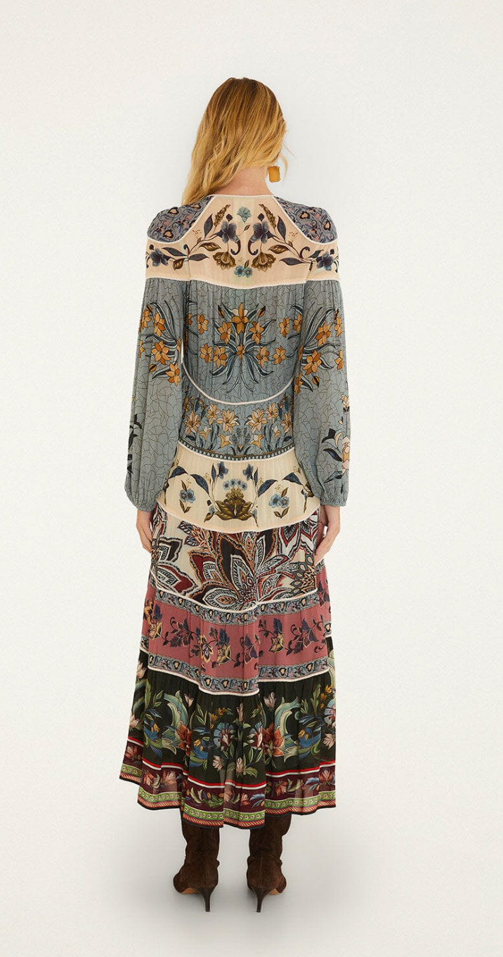 Farm Rio Stained Glass Beauty Mixed Maxi