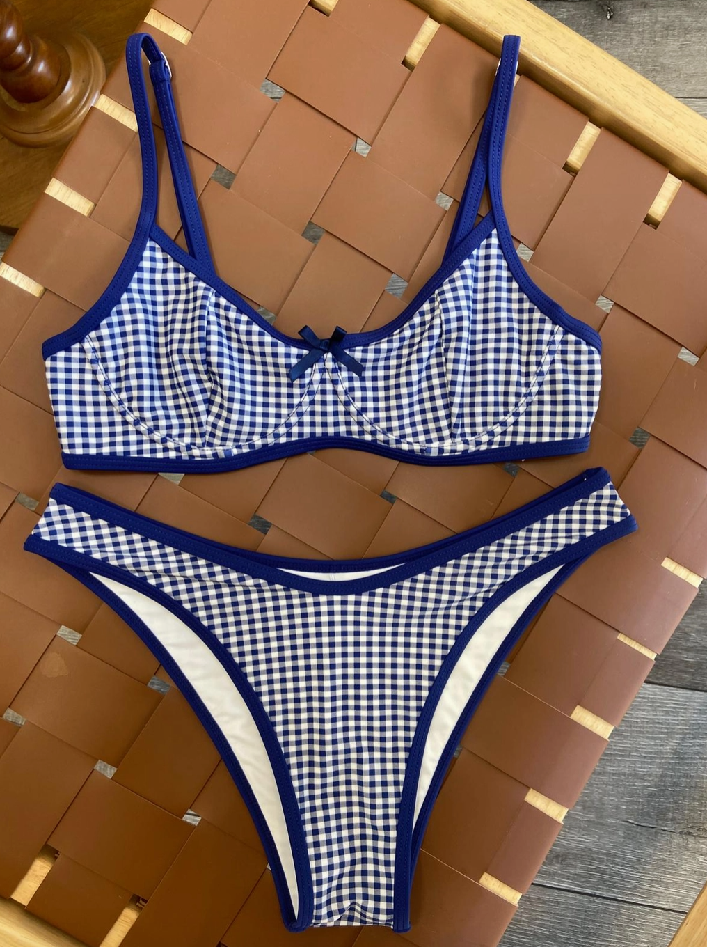 Seaside Picnic Bikini Top